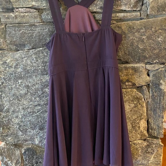 Lulu's Forevermore Dusty Purple Skater Dress - Size  Med -Prom/Jr Prom! - Picture 9 of 10